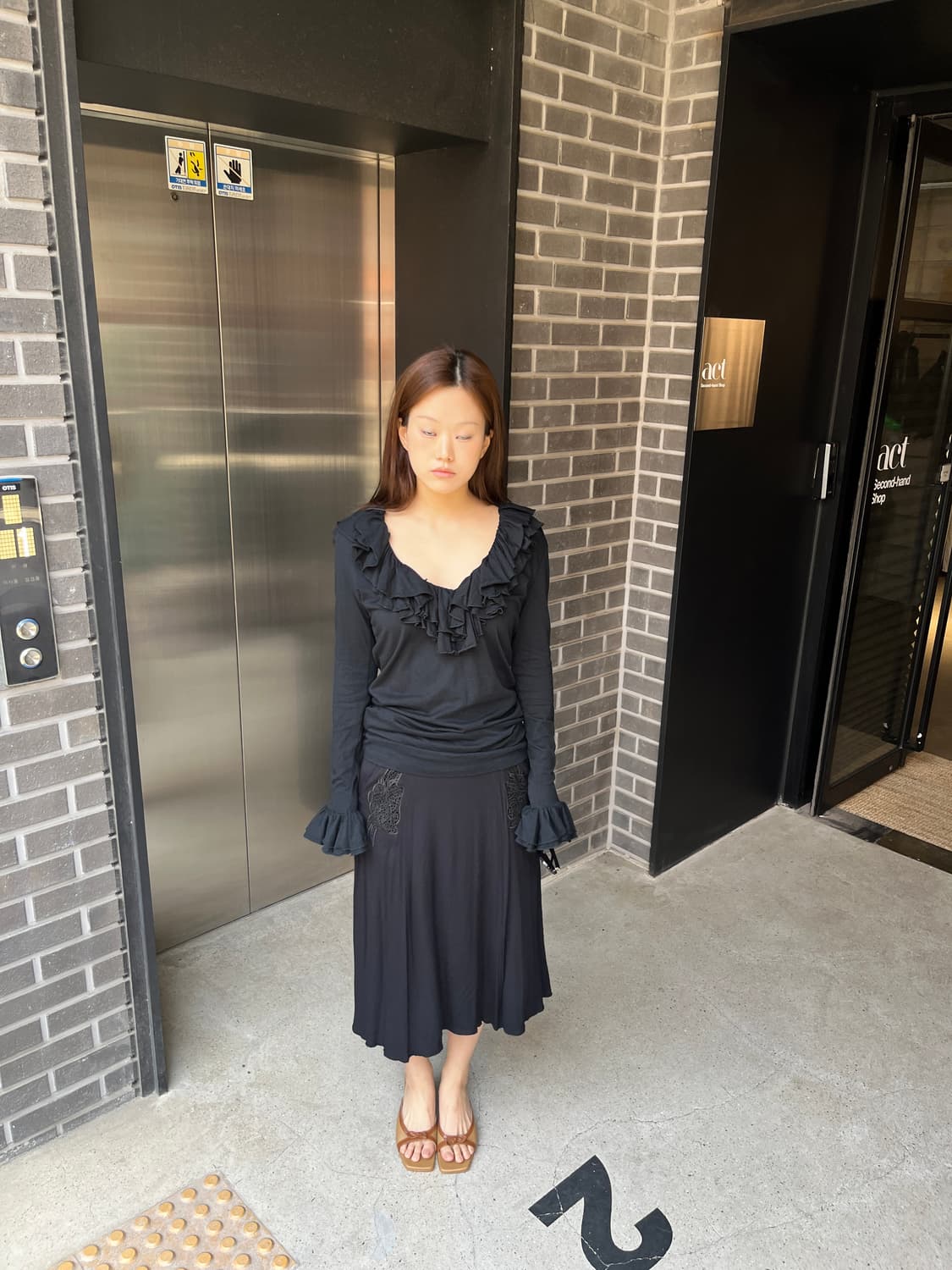 Toga pulla 토가 풀라 리프 스커트 상품이미지6