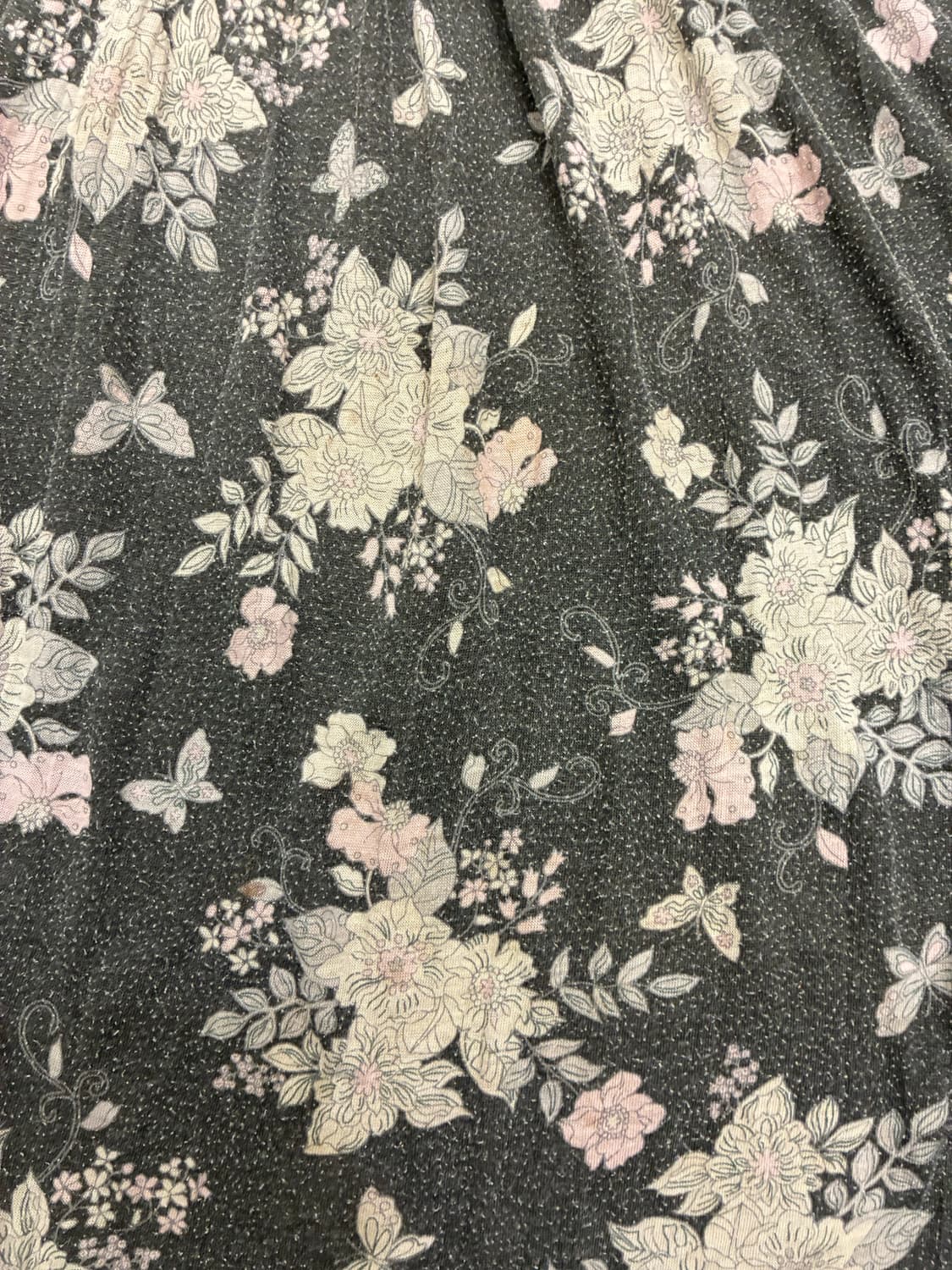 3L)Japanese vintage 여성 레이스 디테일 꽃무늬 나시 상품이미지3