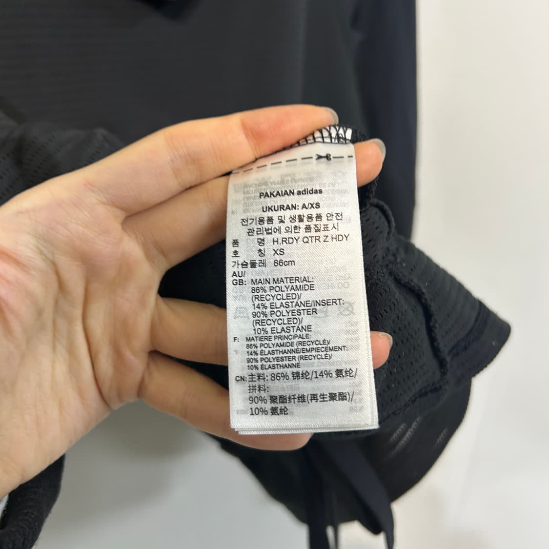 아디다스 여성 운동복 웜업 후드티 XS 상품이미지3