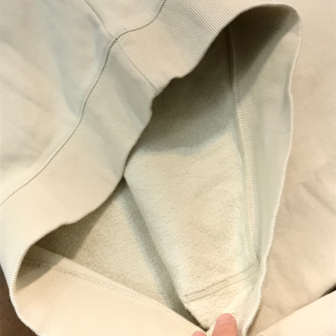 챔피온 베이지 기모 후디 남성 105 사이즈 상품이미지5