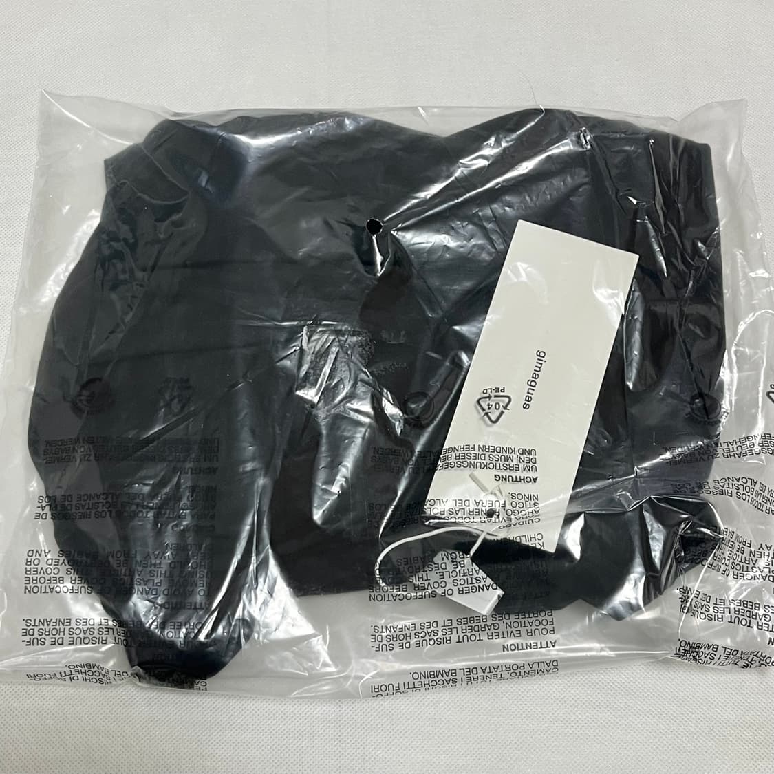 [M]기마구아스 Daria 드레이프 탑/블랙 상품이미지3