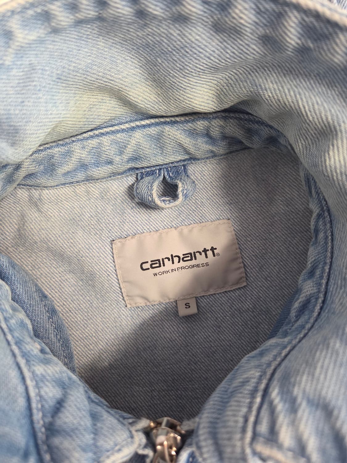 Carhartt WIP 매디슨 데님 자켓 라이트블루 상품이미지6