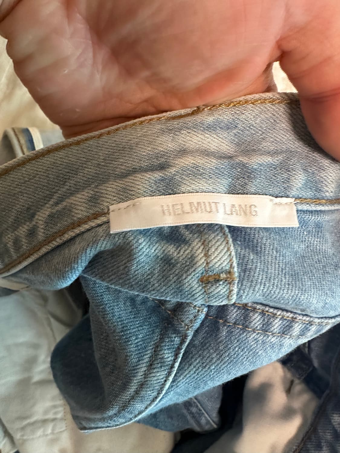 Helmut lang 사이드라인 연청 상품이미지5