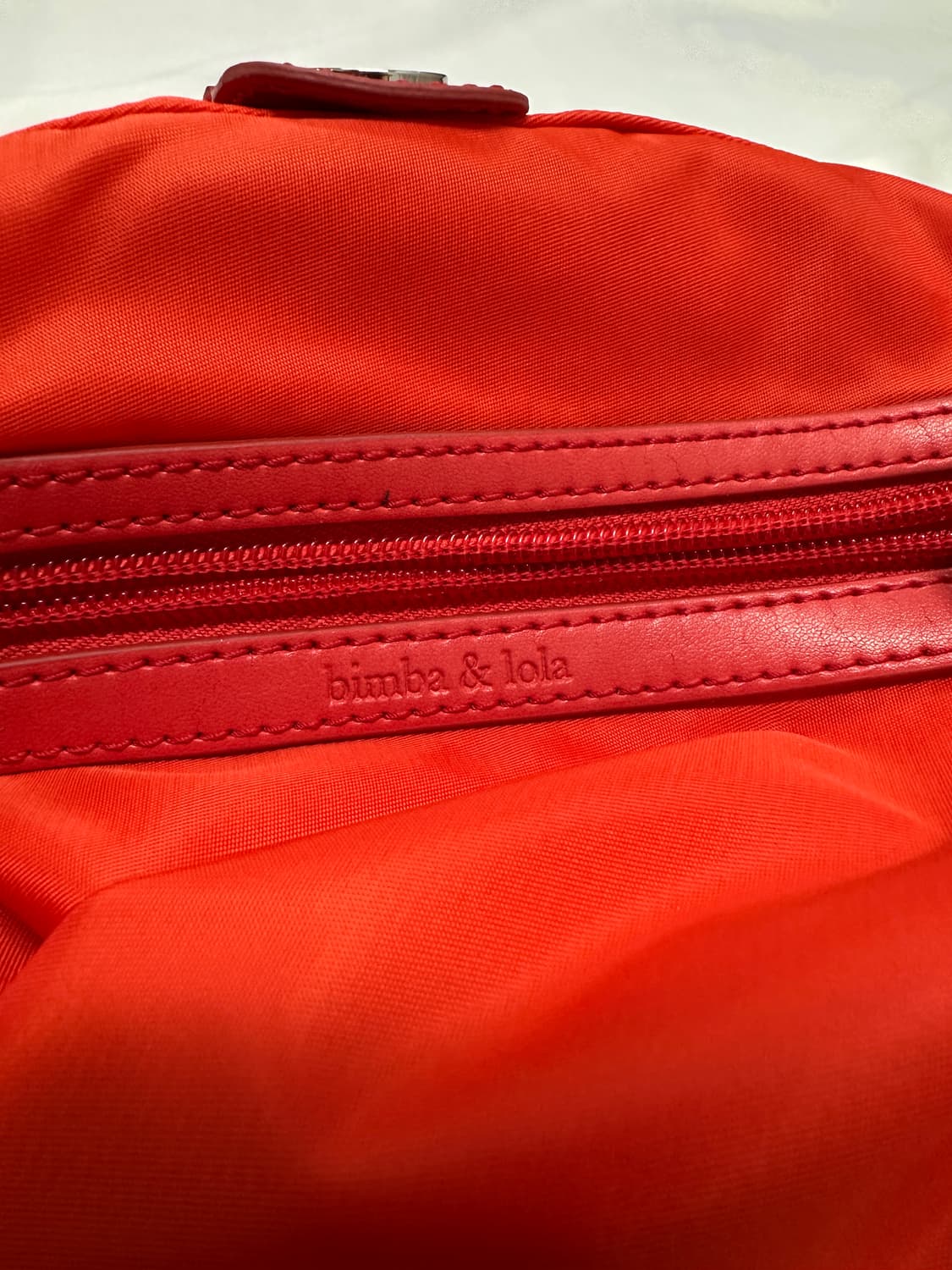 빔바이롤라 오렌지 패브릭 투웨이 토트백 상품이미지4