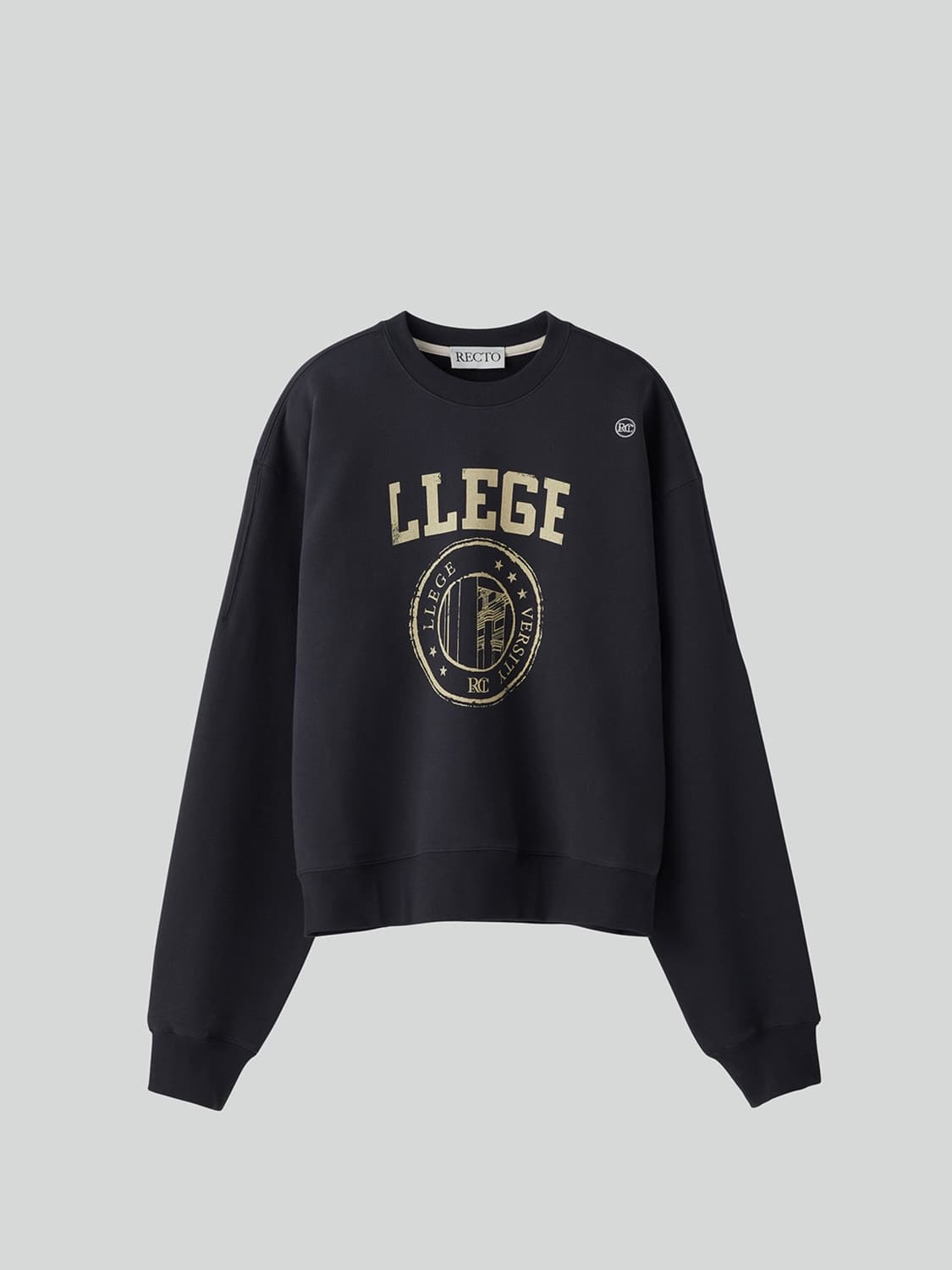 [OS] 렉토 스웻셔츠 맨투맨 초판 블루이쉬 차콜 상품이미지6