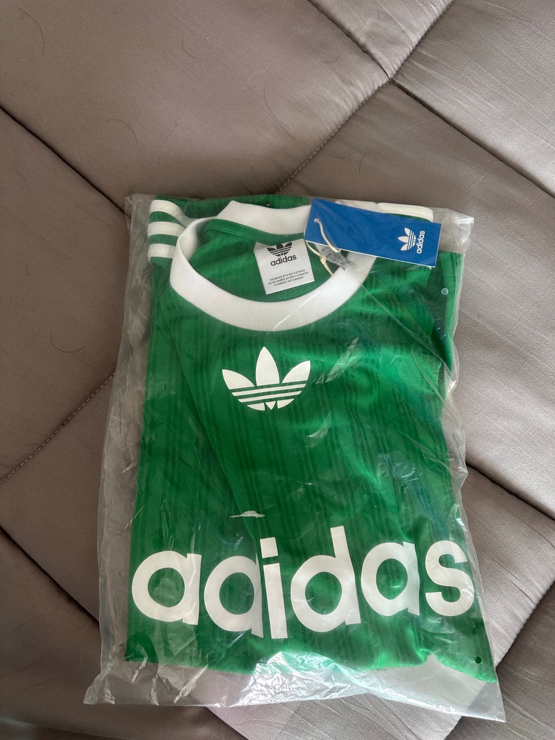 아디다스 아디컬러 티셔츠 그린 화이트 - KR 사이즈 상품이미지1