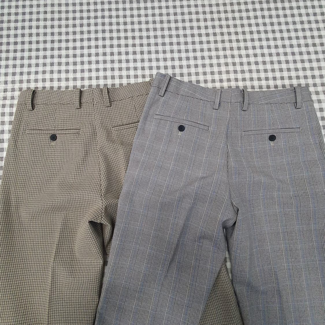 지오다노 스판 슬랙스 팬츠 남자30 (2벌가격) 상품이미지6