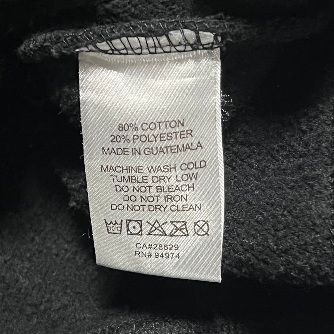 Stussy 스탁 빅로고 블랙 기모 맨투맨 상품이미지4