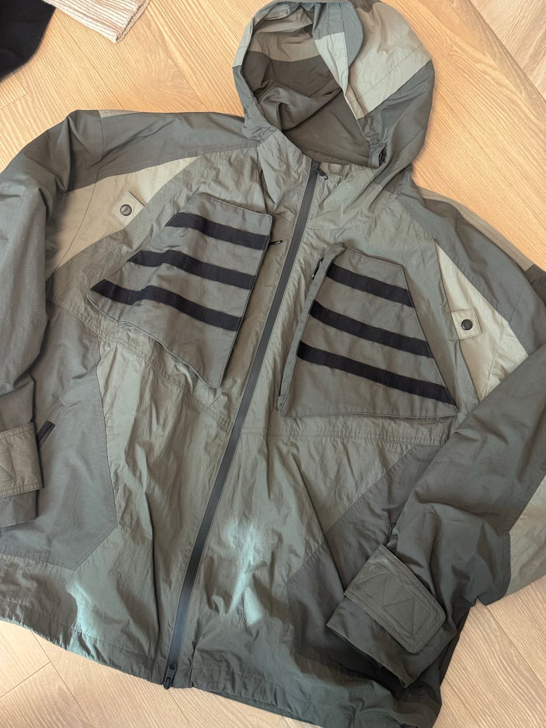 [1] stu 언더마이카 고르크 멀티 테이핑 밀리터리 자켓 상품이미지1