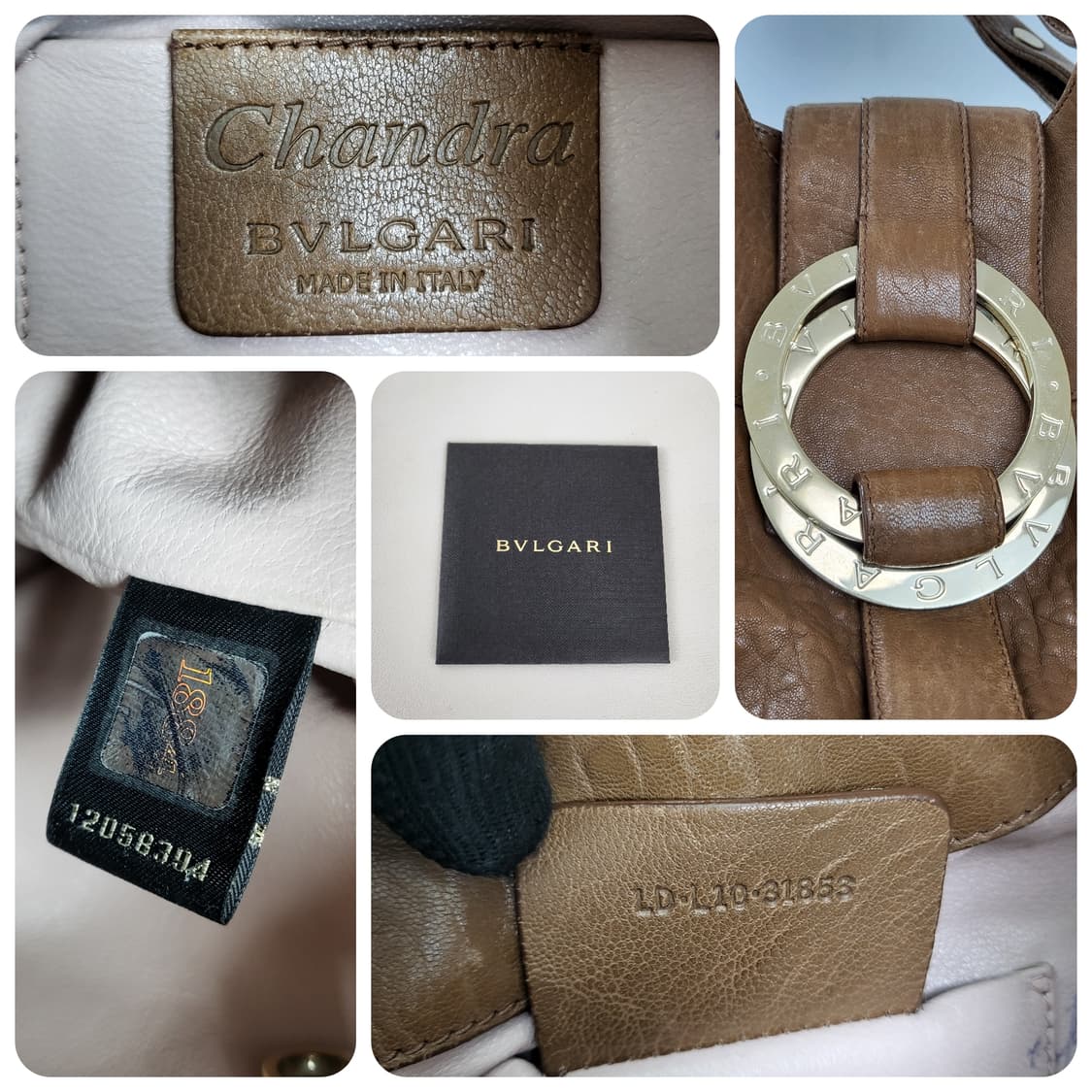 정품 불가리 찬드라백 카멜 2-WAY 상품이미지9