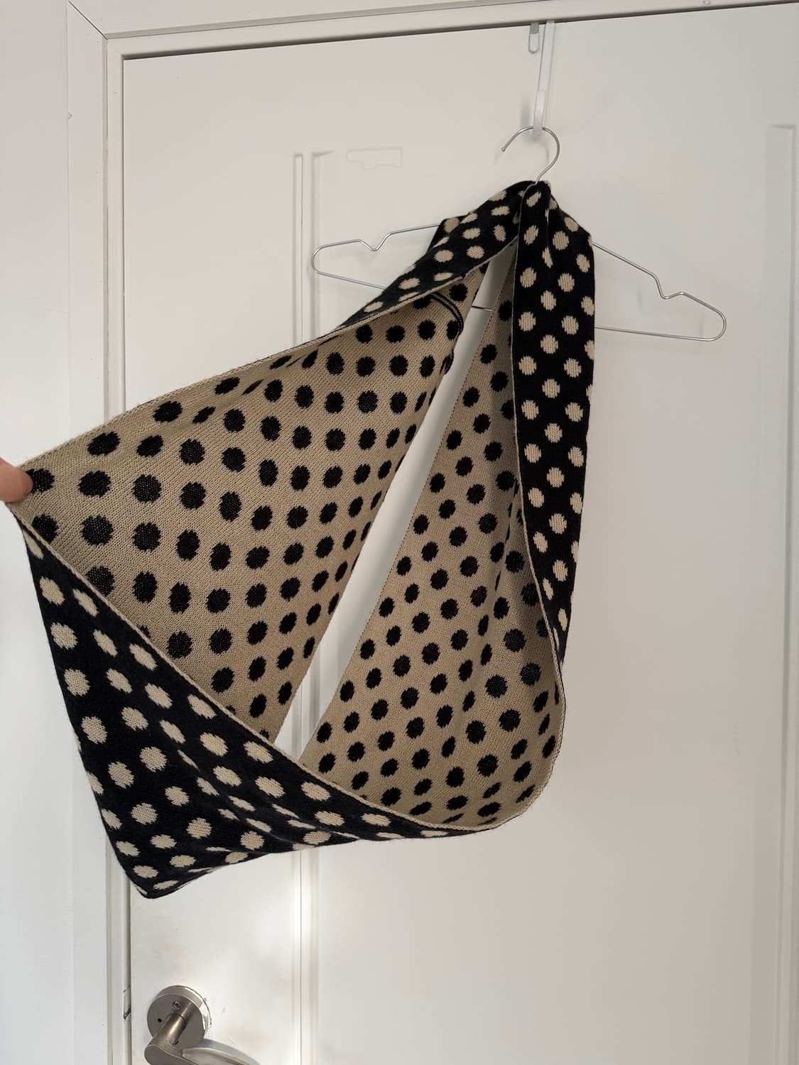 일본빈티지 도트 넥워머 목도리 스카프 상품이미지7