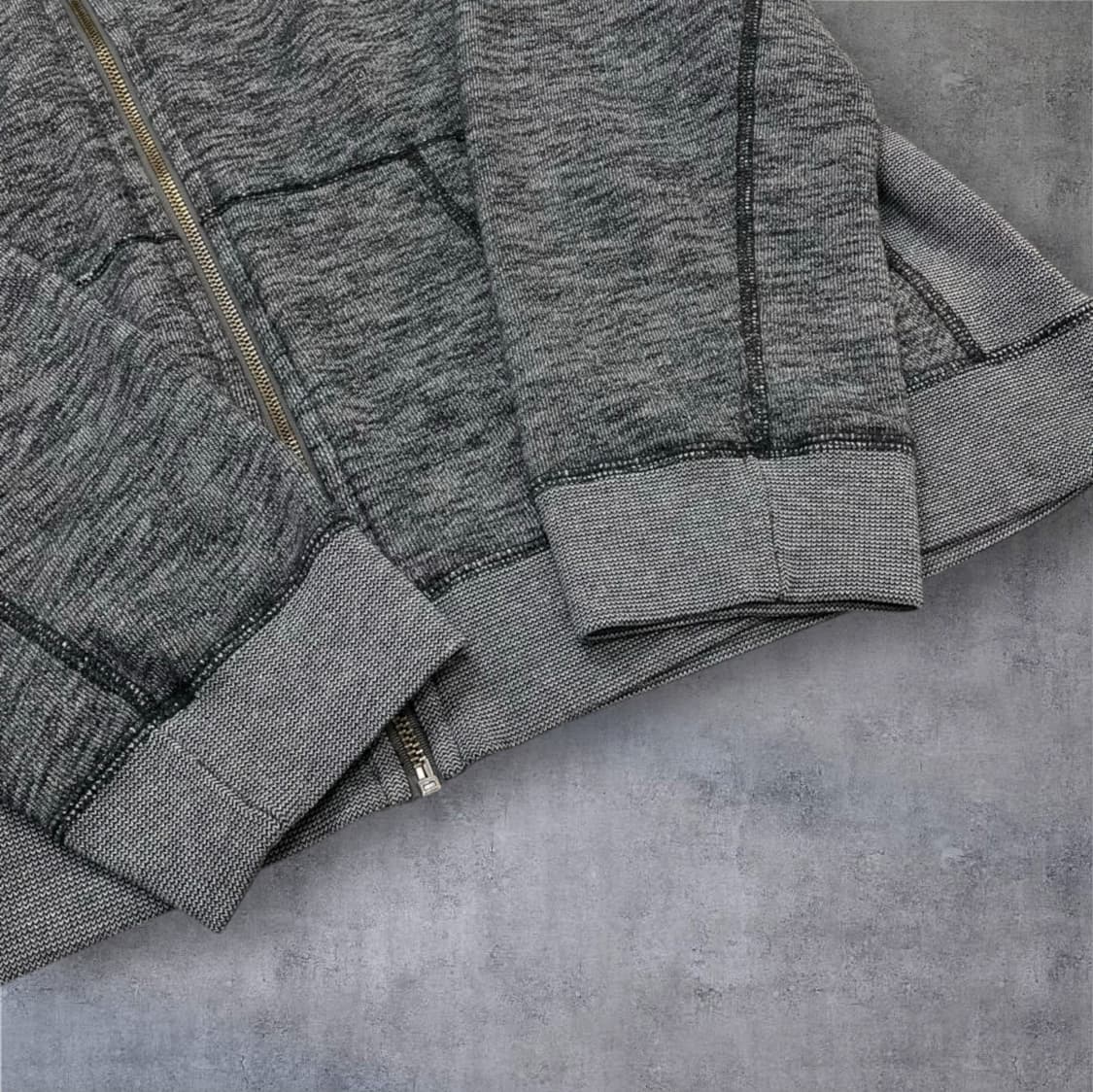 아베크롬비 그레이 로고 코튼 후드집업 2XL 상품이미지6