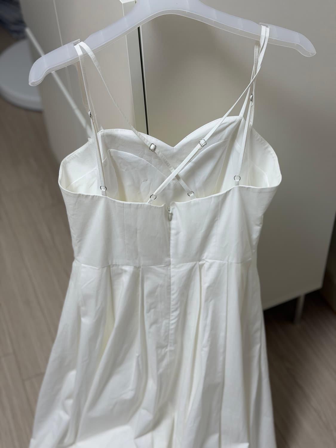 플로움 Classic Heart Bustier Dress 화이트 S 상품이미지7