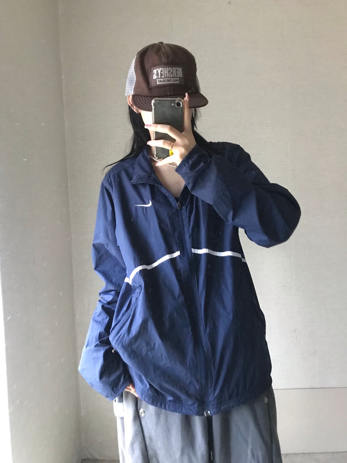 나이키 네이비 바람막이 상품이미지2