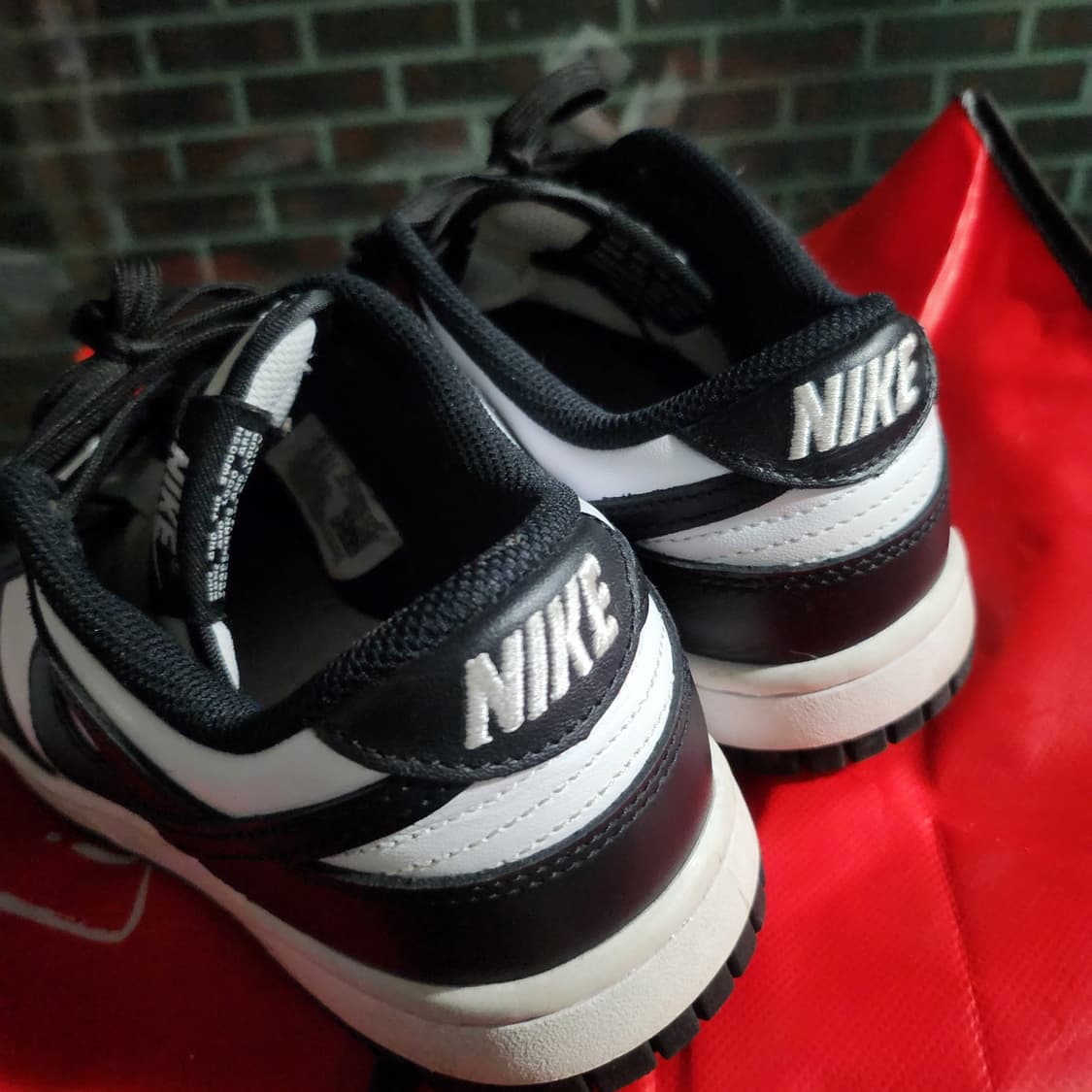 나이키 돌고래 덩크 로우 흰검 235 상품이미지3