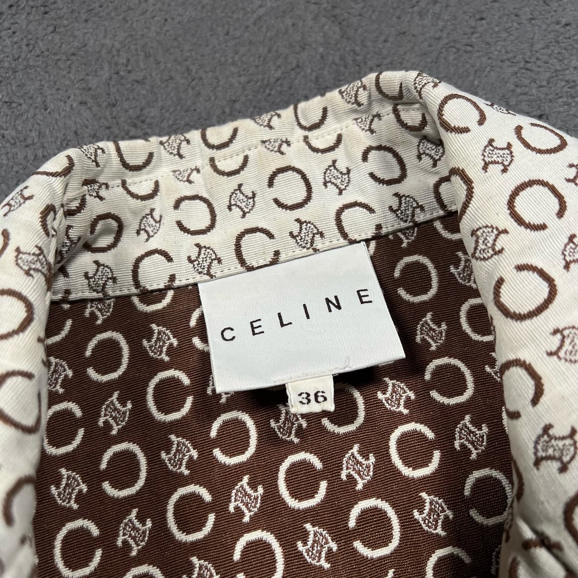 CELINE 셀린느 트리오페 모노그램 집업 자켓 상품이미지4