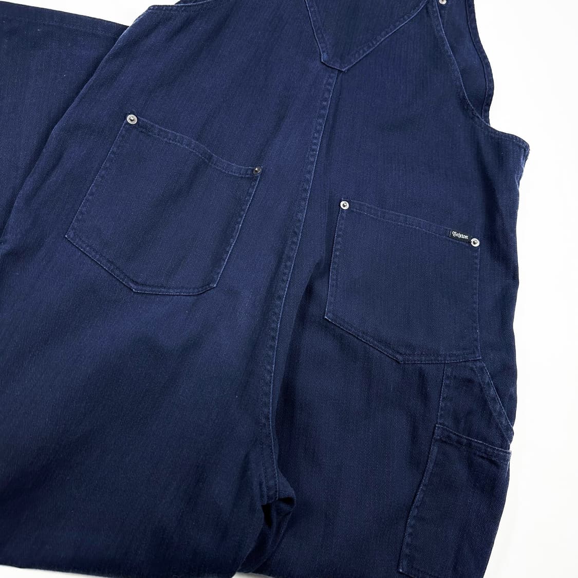 브릭스톤 네이비 포켓 오버롤 멜빵바지 (M) 상품이미지4