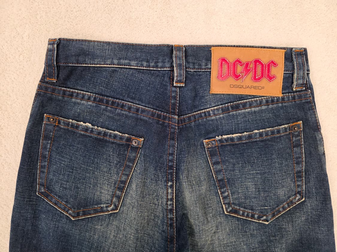 디스퀘어드2 가죽패치 데님청바지. 상품이미지5