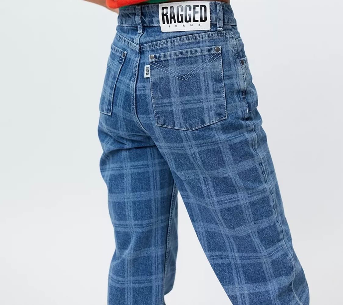 ragged preist 체크무늬 데님 상품이미지1