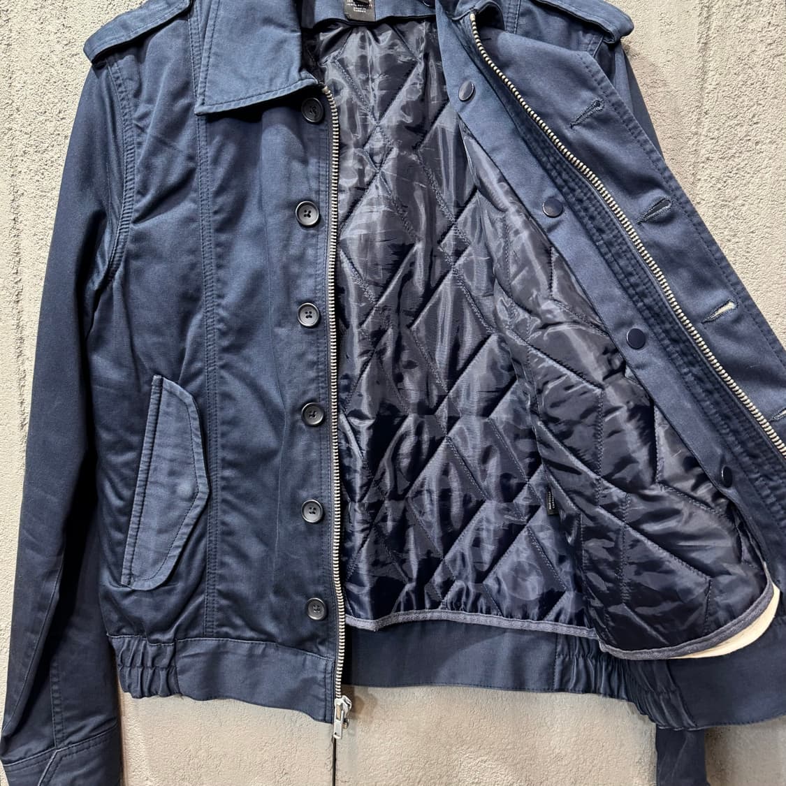 마크 제이콥스 네이비 바이커 봄버 자켓 (S)   상품이미지4