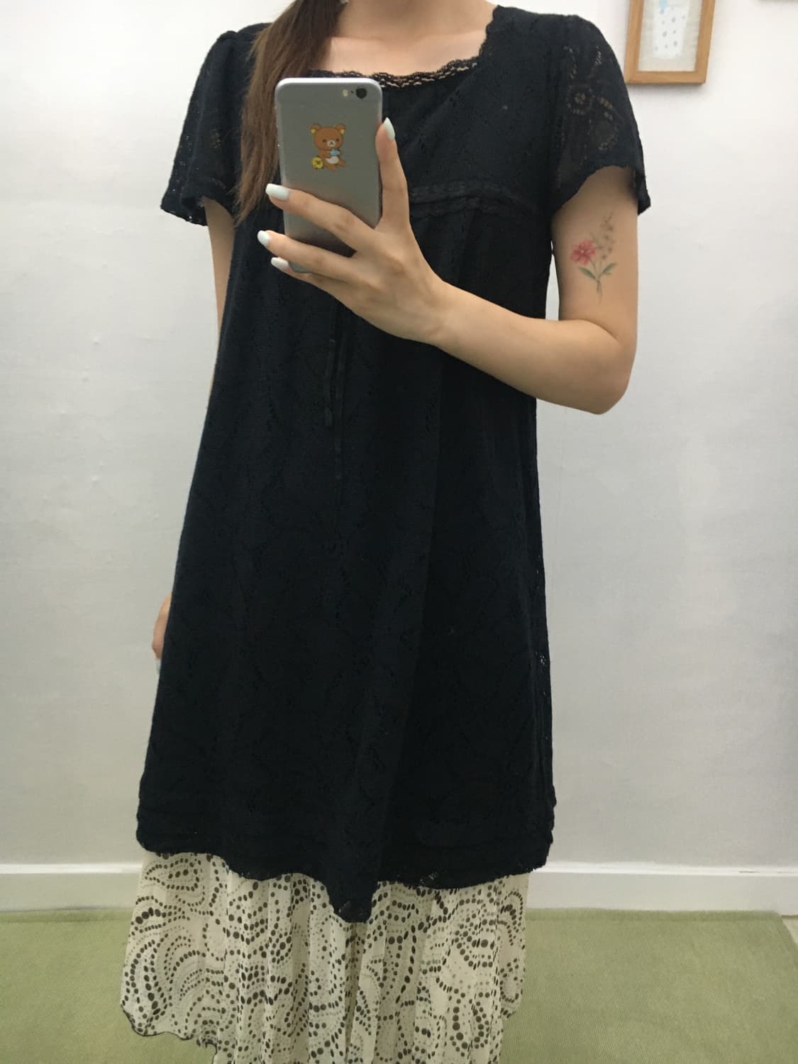 레이스 플라워 원피스 상품이미지3