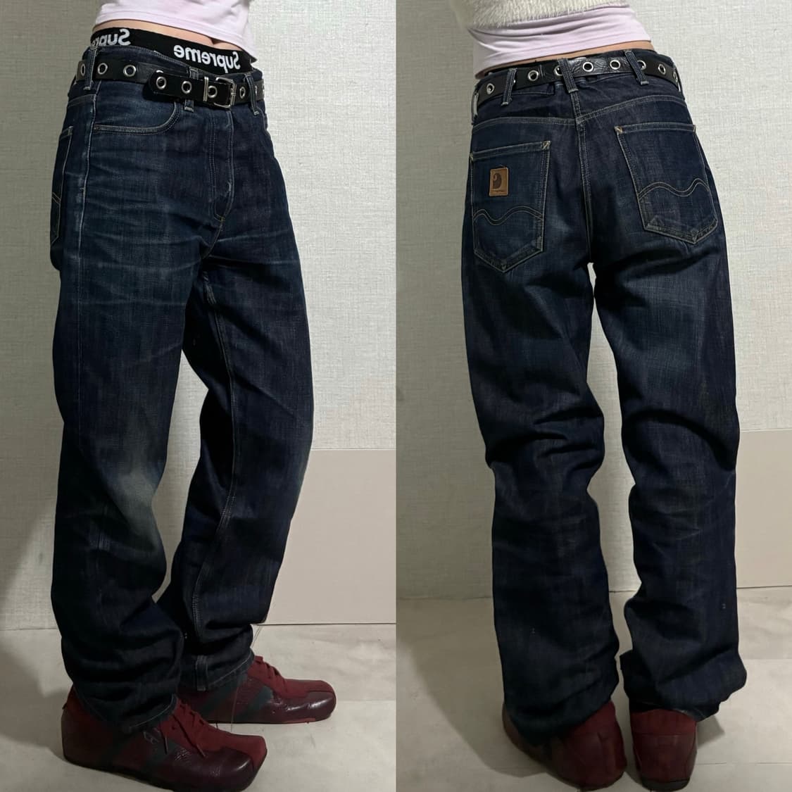 칼하트WIP 워시드 데님팬츠 상품이미지1