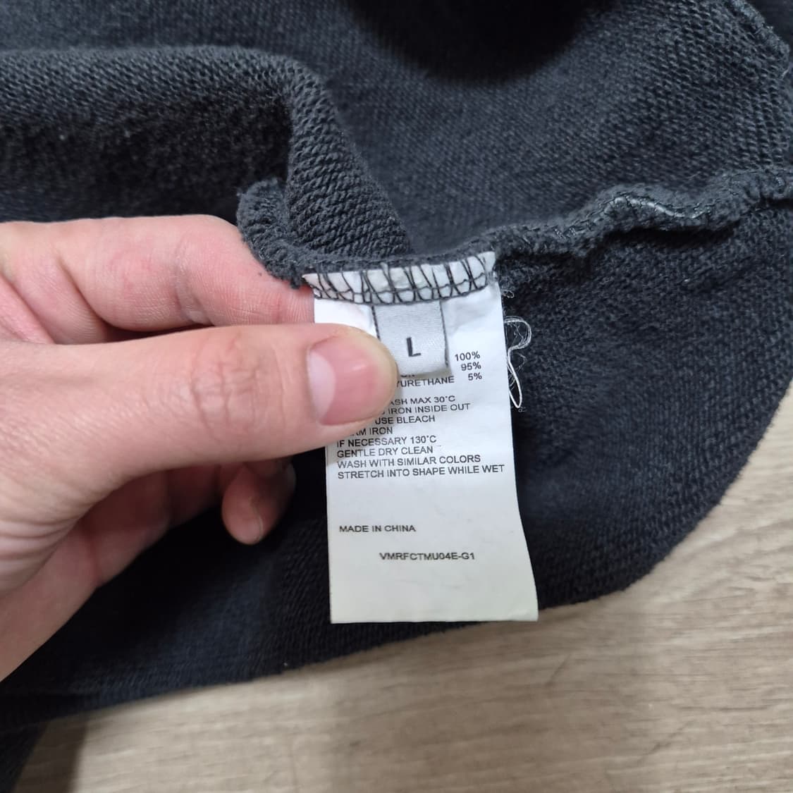 비바스튜디오 플라워 빅프린팅 맨투맨 L(100) 상품이미지5