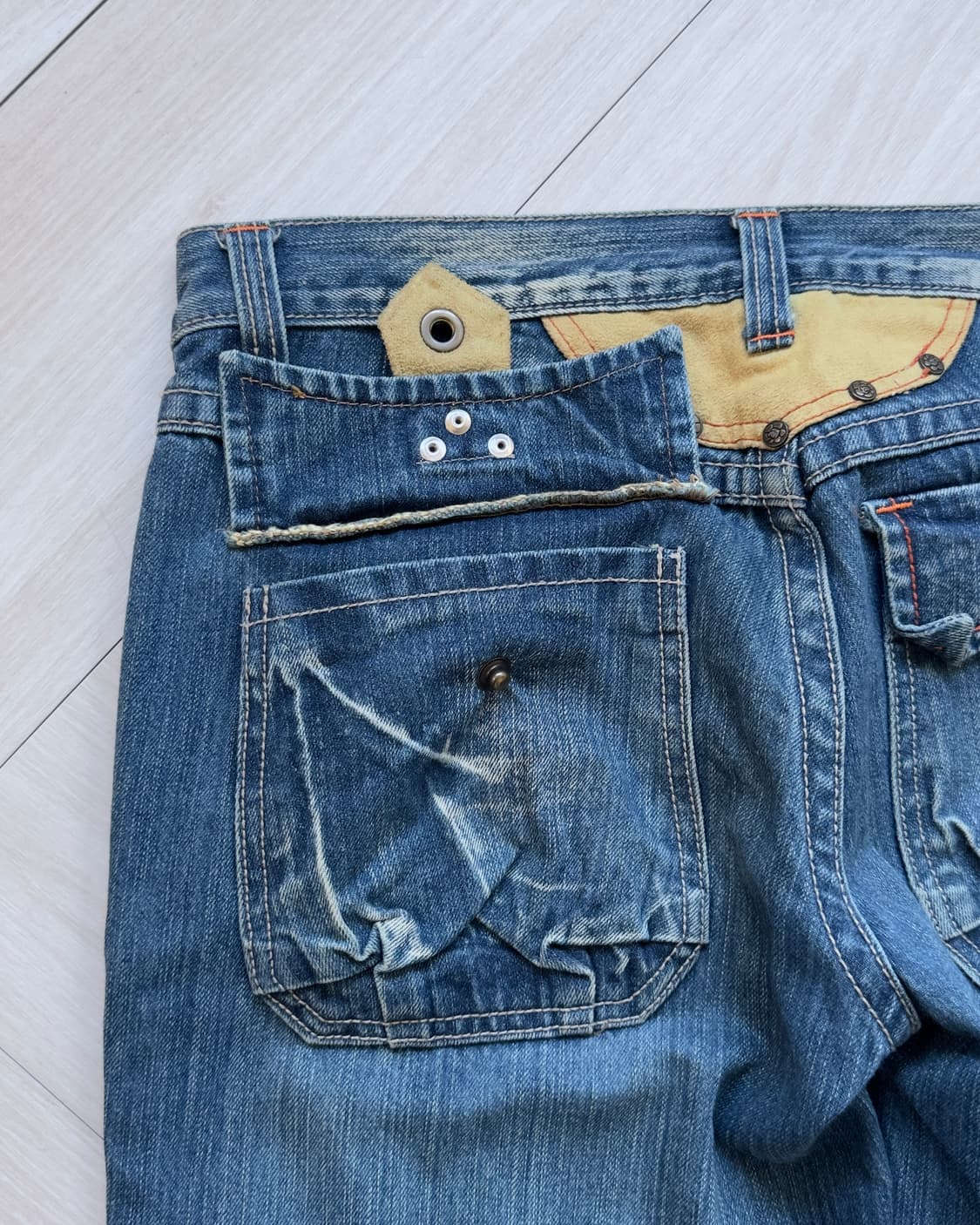 [Vintage] Y2K Metal Pocket Denim Jeans 상품이미지7