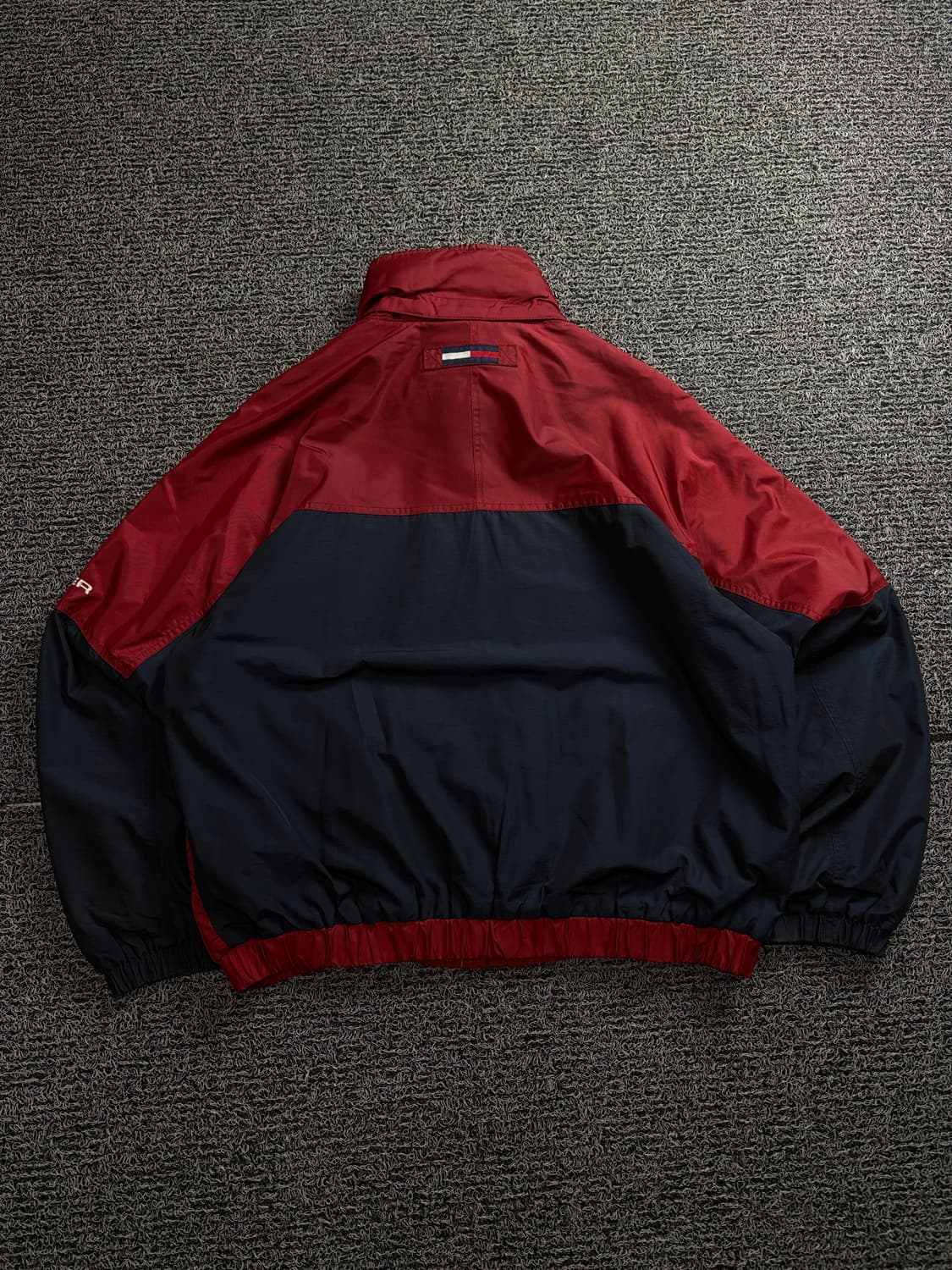 90s 타미힐피거 올드스쿨 박시핏 배색 아웃포켓 자켓 1755 상품이미지4