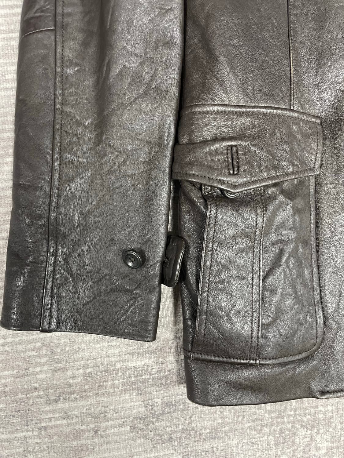 90s A|X  리얼레더 자켓 상품이미지2