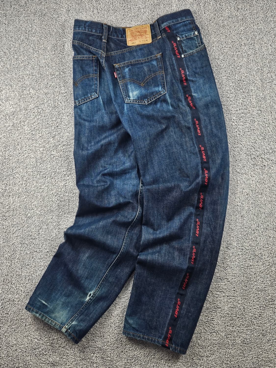 리바이스 4811 사이드트랙 배기핏 데님 진 (28X34) / 10790 상품이미지3