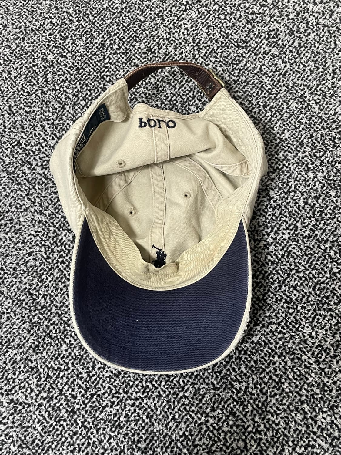 빈티지9. 폴로랄프로렌 코튼 치노 볼캡 베이지  상품이미지5