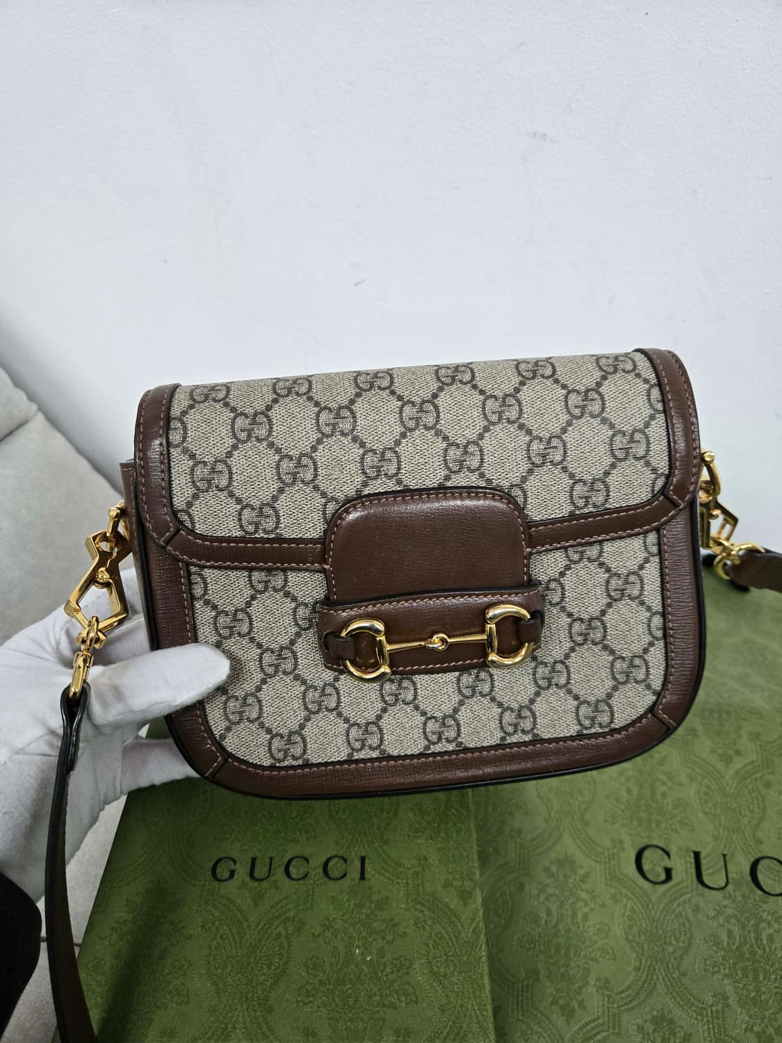 [보증서 정품] 구찌 홀스빗1955 숄더백 상품이미지3