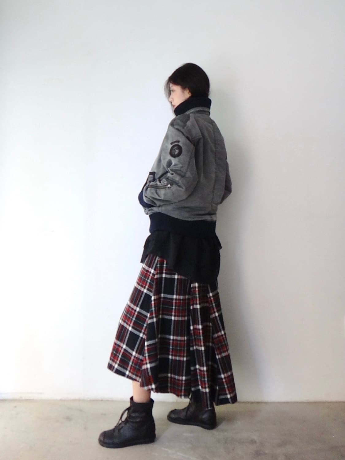 FIRETRAP sporty bomber jacket / silver 상품이미지5
