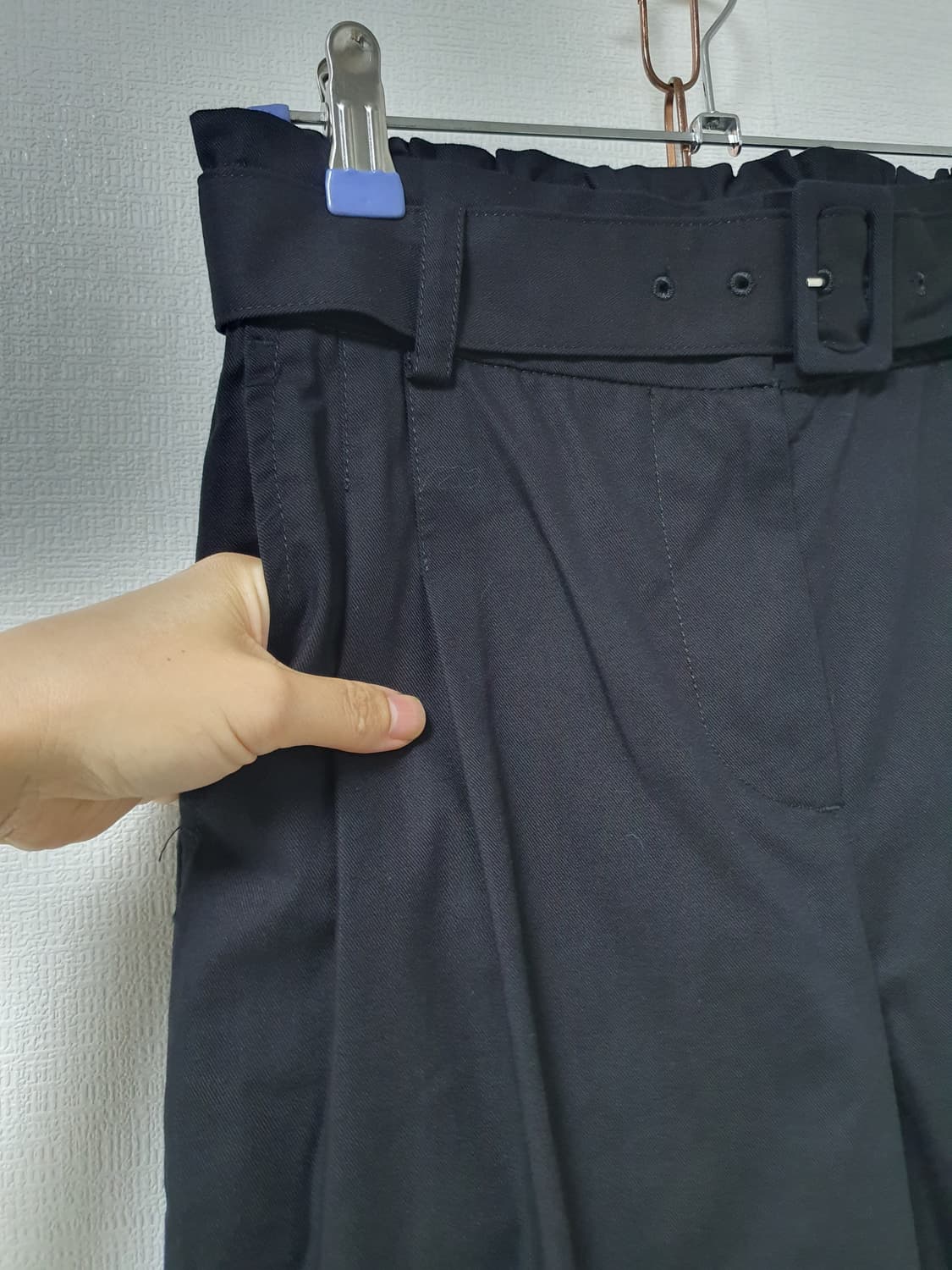 엣지블랙바지 상품이미지2