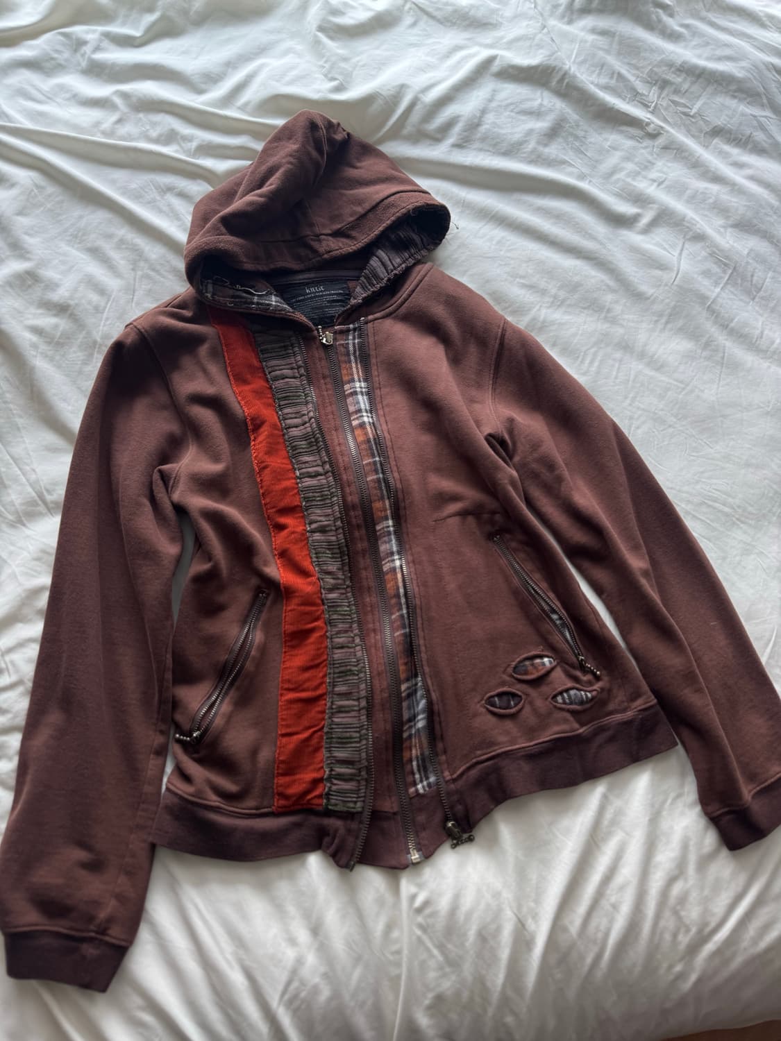 빈티지 후드집업 상품이미지1