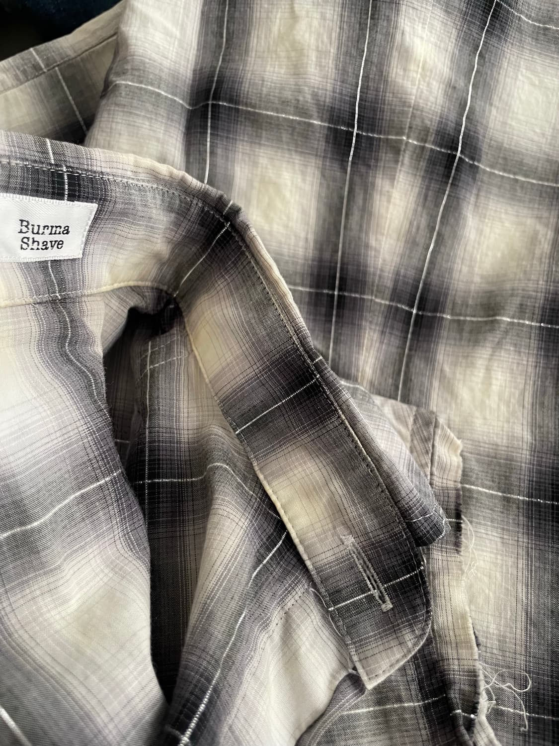 Burma Shave Ombre Check western shirt 상품이미지8