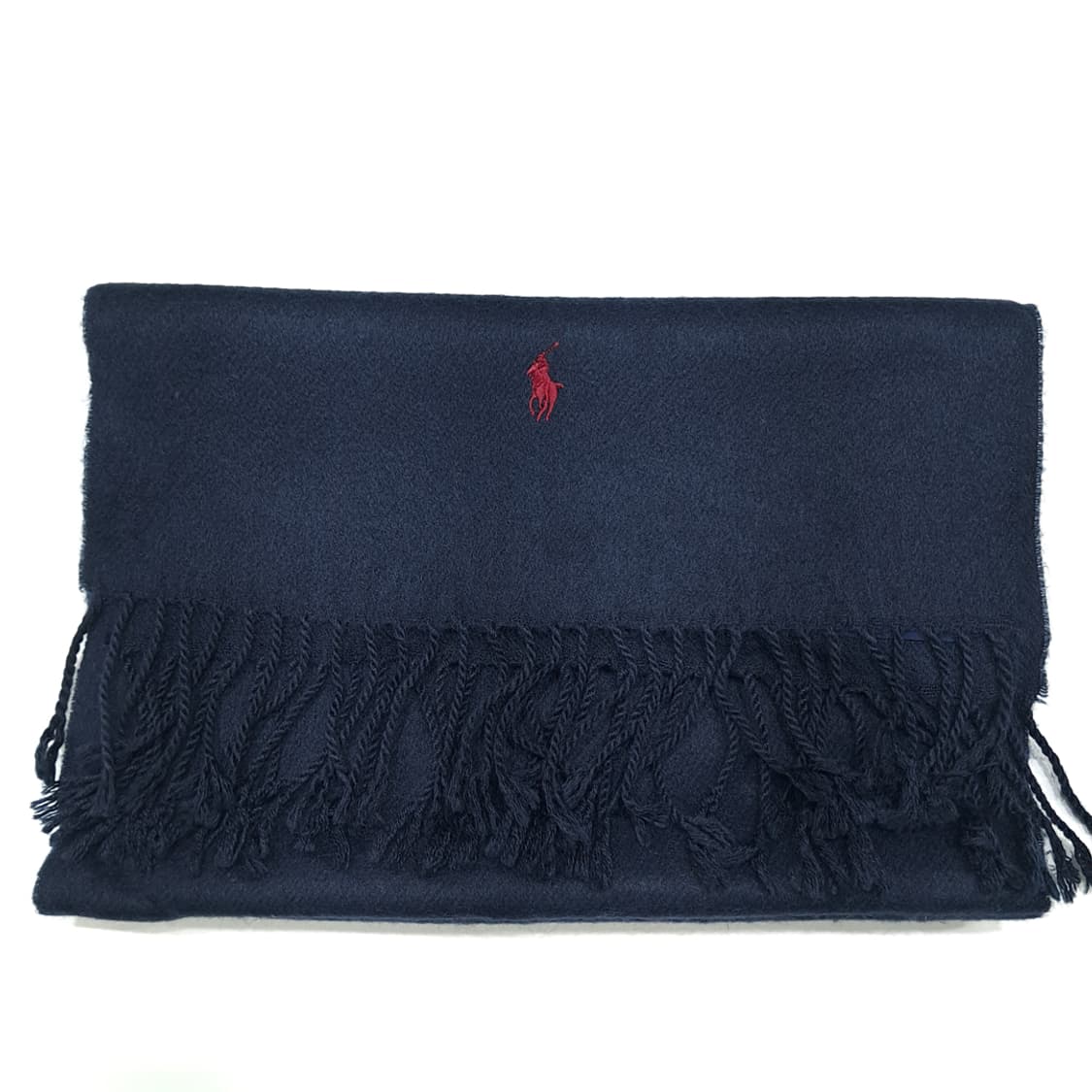 MX555 폴로 90s 스코틀랜드판 램스울 네이비 머플러 목도리 상품이미지7