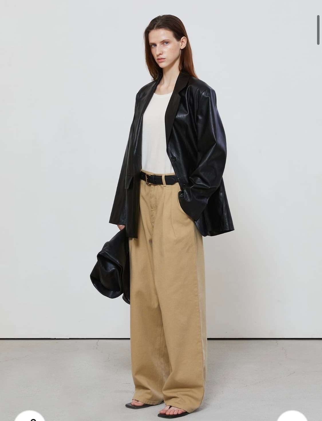 노티아 가죽 자켓 상품이미지5