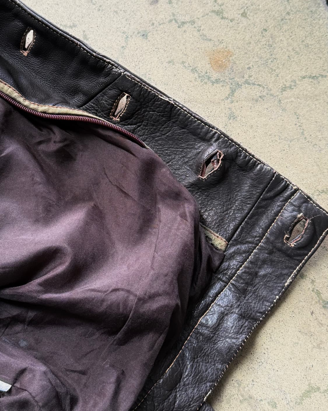 80s Cowhide Leather 🇫🇷 상품이미지9