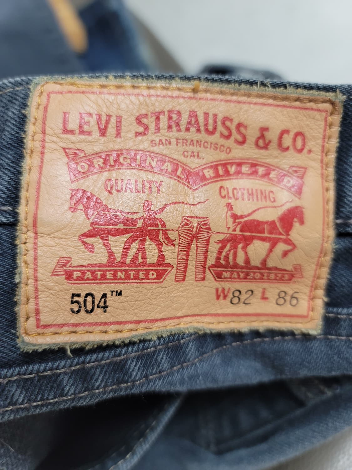 리바이스 504 데님 청바지 허리30 상태극상

허리30 
 상품이미지2