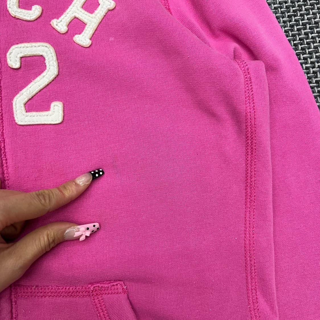 아베크롬비 핑크 후드집업 상품이미지3