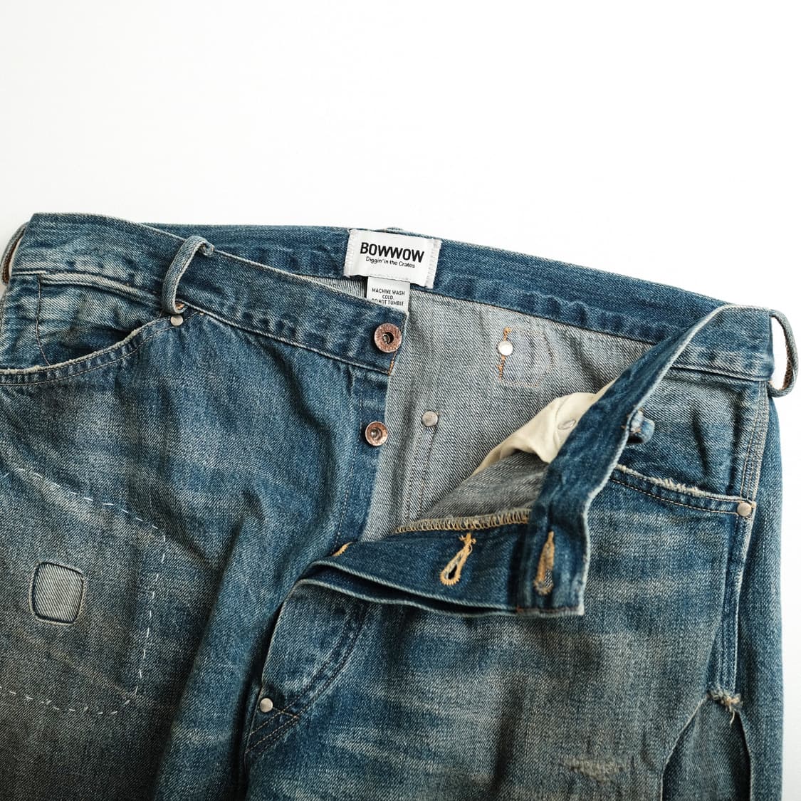 바우와우 마이너스 리페어 데님 워크팬츠 XL사이즈 bowwow 상품이미지8