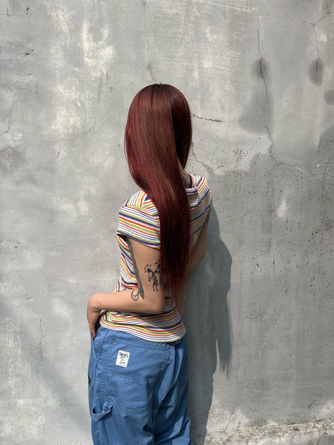 스투시 스트라이프 반팔탑 상품이미지8