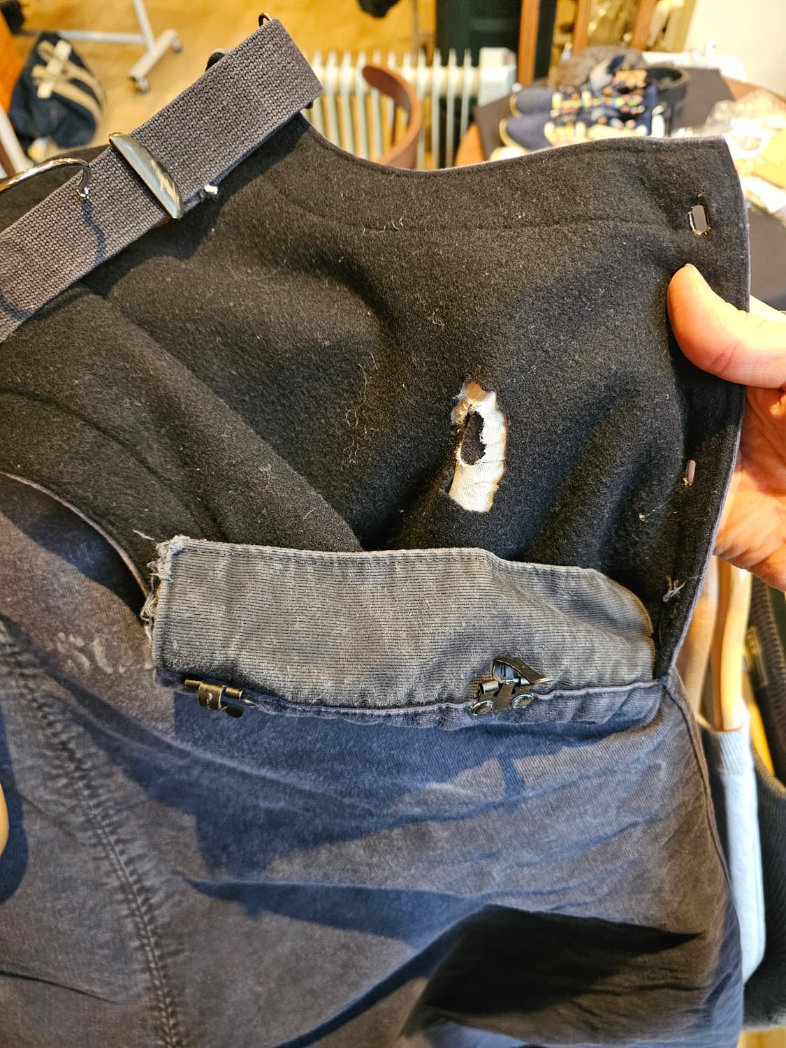 40's WW2 미해군 덱 오버롤 네이비 L사이즈 상품이미지5