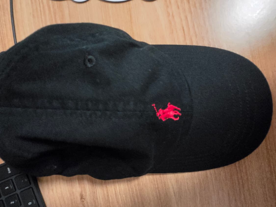 폴로 코튼 치노 볼 캡 블랙 상품이미지4