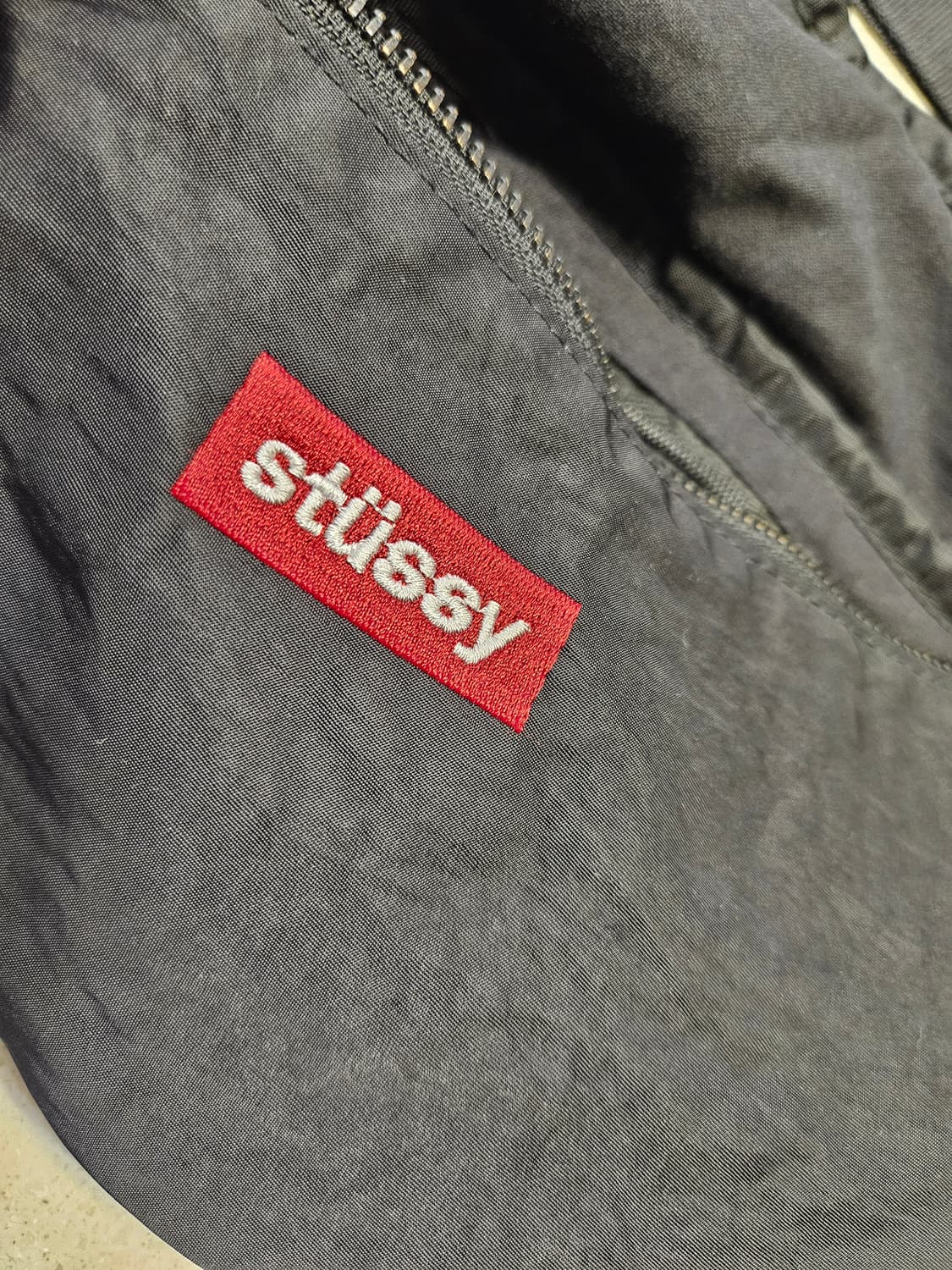 정품 스투시 Stussy 블랙 힙색 상품이미지2