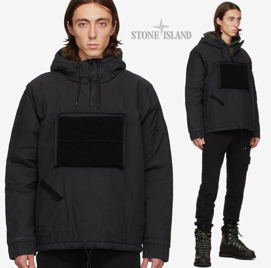 스톤아일랜드 쉐도우프로젝트 아노락 패딩 M(100) 상품이미지5