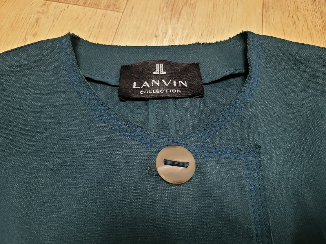 랑방컬렉션(LANVIN) 린넨 블렌드 페플럼자켓 55 상품이미지7