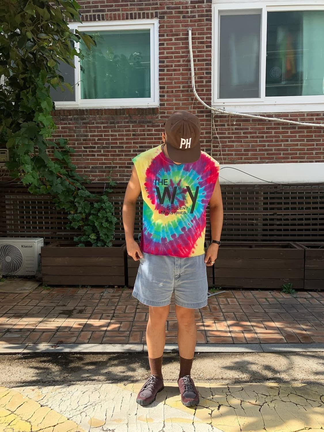 vtg tie-dye cutting sleeveless  상품이미지7